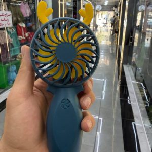 پنکه دستی شارژی فانتزی طرح شاخ گوزنی