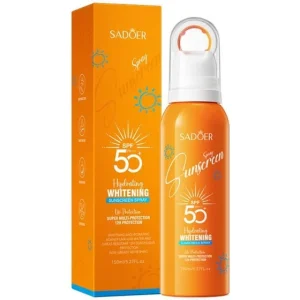 اسپری ضدآفتاب بدون رنگ سادور SPF 50