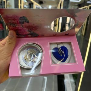گردنبند مروارید عشق داخل صدف با جعبه هدیه